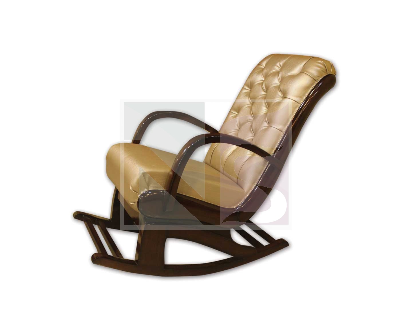 Leather rocking top chair